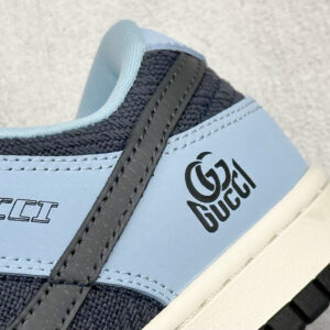 gucci x nike sb dunk low blue black