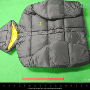 corteiz puffer jacket multicolor