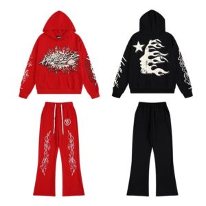 hellstar retro hoodie multicolor