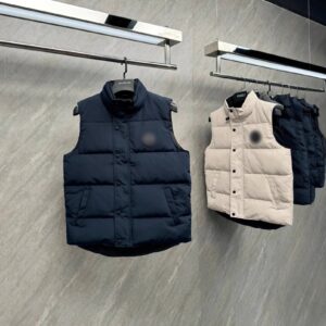 canada goose vest multi color