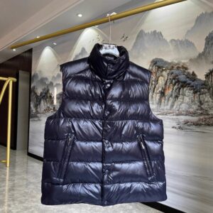 moncler down vest multi color