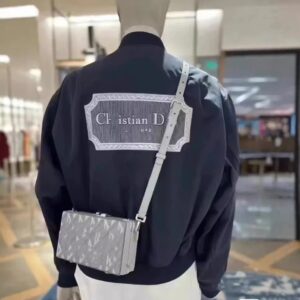 di embroidered logo jacket