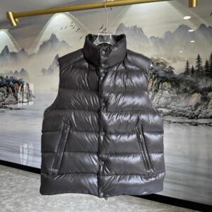 moncler down vest multi color