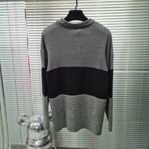 b paris colorblock knit sweater