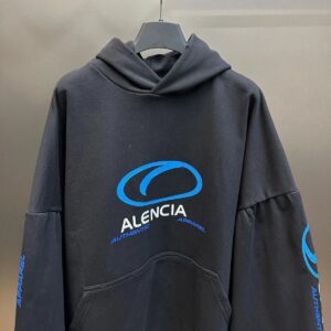 balenciaga vintage hoodie black