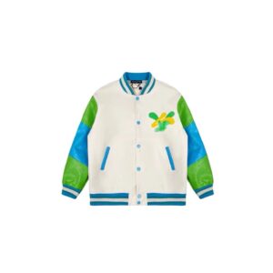 louis vuitton embroidered baseball jacket (unisex, multiple colors)