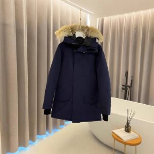 canada goose parka with fur, multicolor