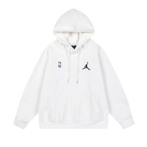 air jordan 2025 aj hoodie (white and black)