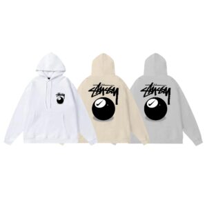 stussy black 8 ball hoodie