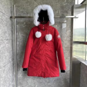 moose parka with fur trim multicolor