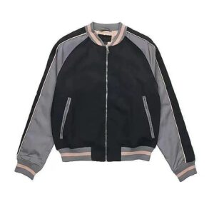 air jordan embroidered bomber jacket, multi