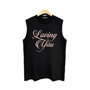 sleeveless loving you tee