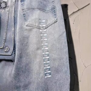 b brand wide leg denim jeans blue