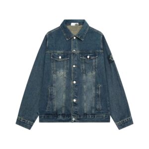 vintage wash denim jacket