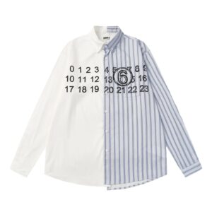 mm6 loose letter shirt