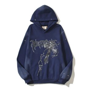 revenge graphic hoodie