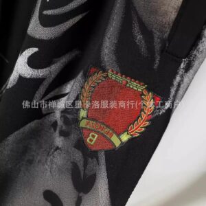 b hand painted graffiti pants black