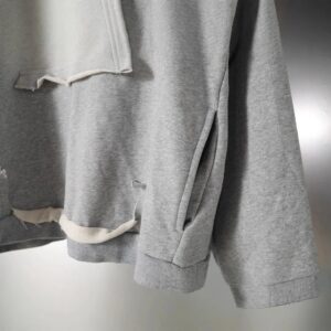balenciaga tape hoodie, grey