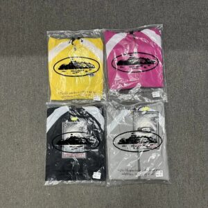 corteiz multi color patch jacket