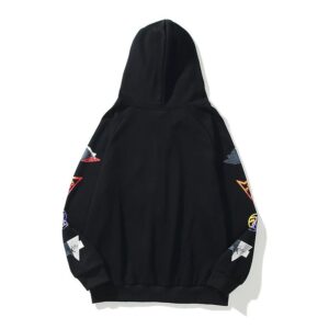 air jordan print hoodie jacket