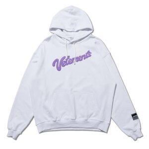 vetements letter print hoodie multicolor