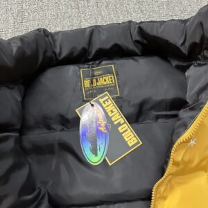 corteiz logo padded vest multi color