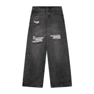 2024ss washed black jeans