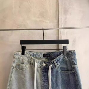 2024 patchwork flare jeans