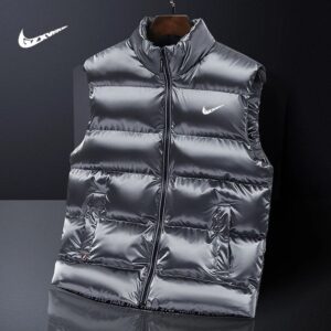 nike winter glossy vest jacket+three colors