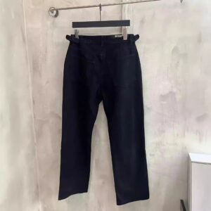 balenciaga washed denim pants