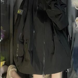 outdoor multi zip jacket