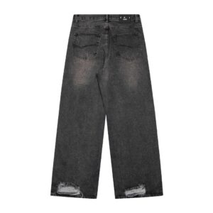 2024ss washed black jeans