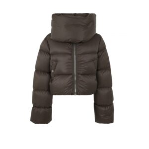 rick owens puffer jacket, black