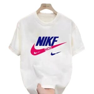 nike retro style t shirt 2025+ white and black
