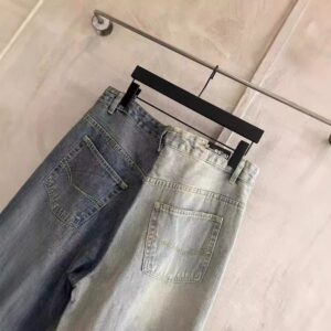2024 patchwork flare jeans