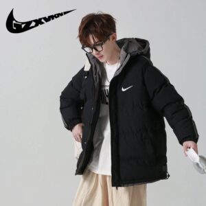nike winter hooded men's jacket+multiple colors