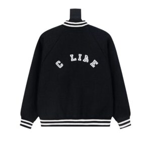 cel letter embroidered jacket