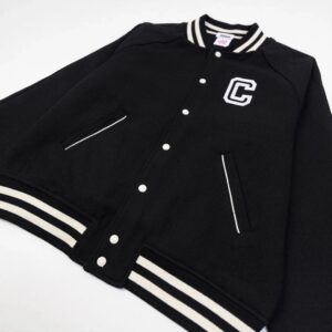 cel letter embroidered jacket