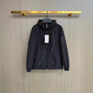 moncler hooded jacket (black)