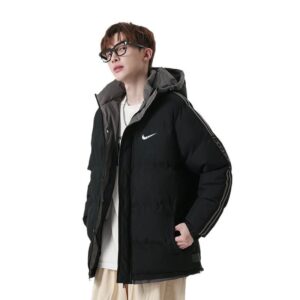 nike winter hooded men's jacket+multiple colors