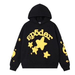 sp5der graphic hoodie multicolor