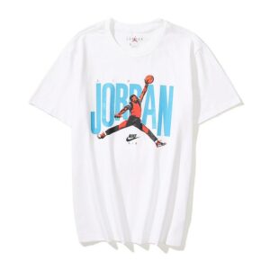 aj jordan 2025 summer tee (white and black)
