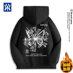 butterfly paisley hoodie