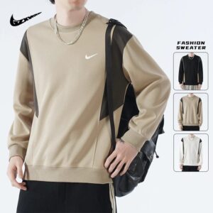 nike autumn knit cotton sweatshirt+multiple colors