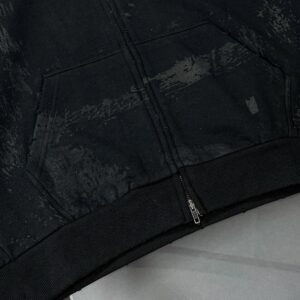 balenciaga eiffel tower hoodie black