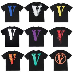 vlone graphic tee multi color