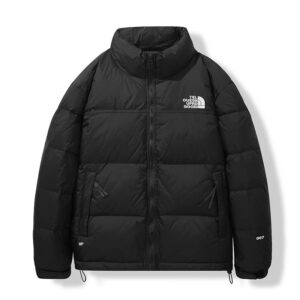 the north face down jacket, black