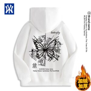 butterfly paisley hoodie