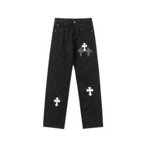 chrome hearts cross denim jeans