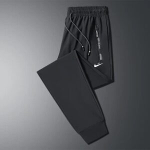 nike men's summer ice silk pants+ black and gray